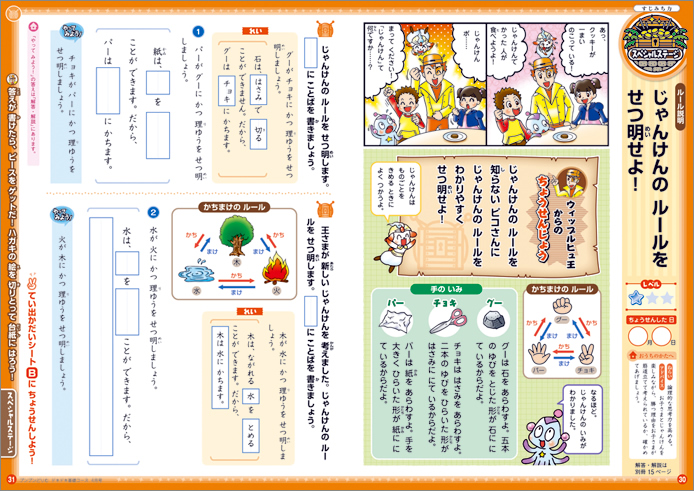 論理的に考える力と説明する力を育てます