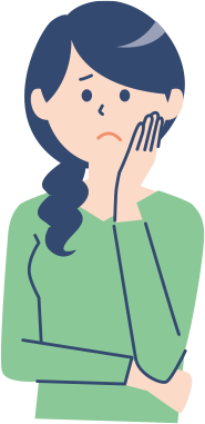 お母さんの困ったイラスト