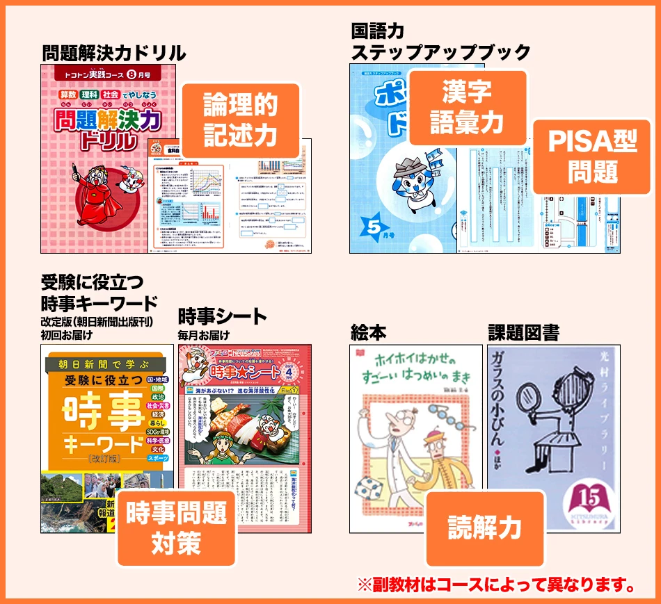 書く力をつける多彩な副教材